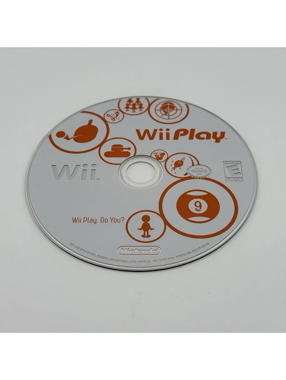 Wii Play (Nintendo Wii, 2007) Game Disc - OEM Case - Cover Art - No Manual - UEC